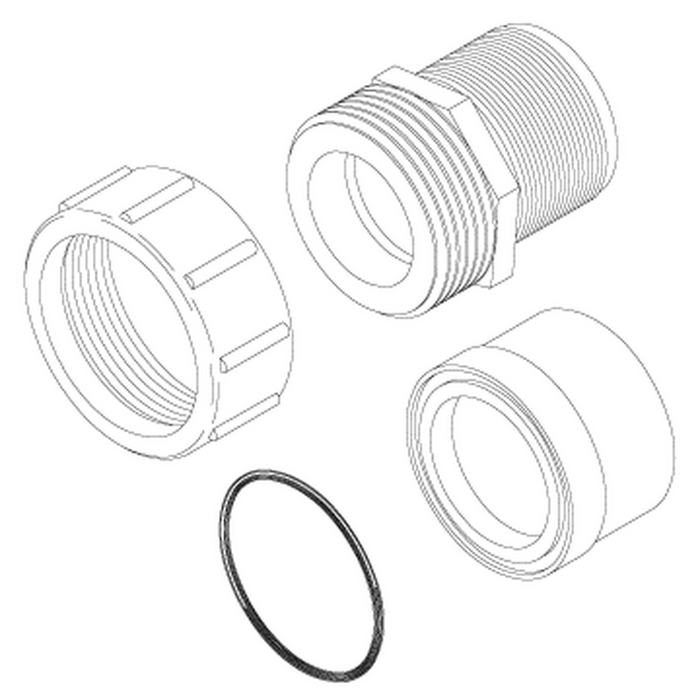 1 1/2" MPT x 1 1/2" S Union assembly - WaterwayAce Pools Supplies
