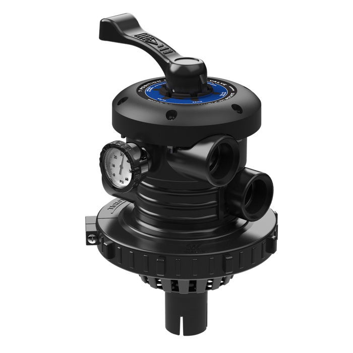 1 1/2" Top - mount 7 - funtion sand filter valve - Split - nut style (2002 to present) - WaterwayAce Pools Supplies