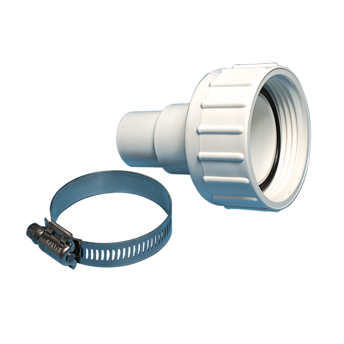 1 1/2" union nut with 1 1/2" / 1 1/4" hose adapter and o - ring - WaterwayAce Pools Supplies