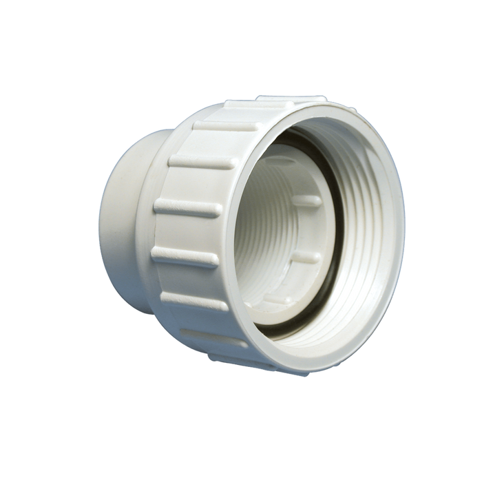 1 1/2" union nut with 1 1/2" FPT tailpiece and o - ring - WaterwayAce Pools Supplies