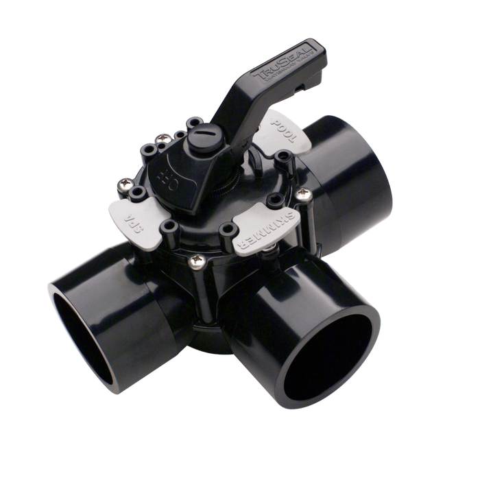 3 - way - 2 1/2" socket x 3" spigot - WaterwayAce Pools Supplies