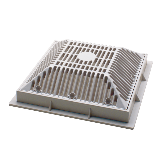9" x 9" grate & frame - WaterwayAce Pools Supplies