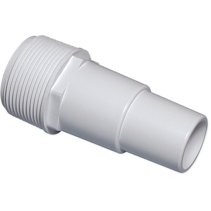 Hose fitting adapter - 1 1/2" MPT x 1 1/4" hose - WaterwayAce Pools Supplies