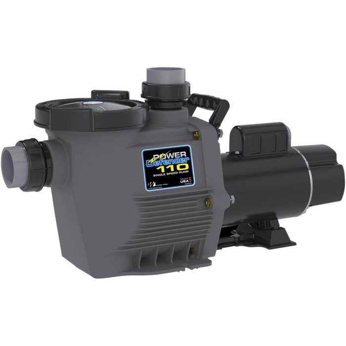 Power Defender 110 Single Speed Pump - WaterwayAce Pools Supplies