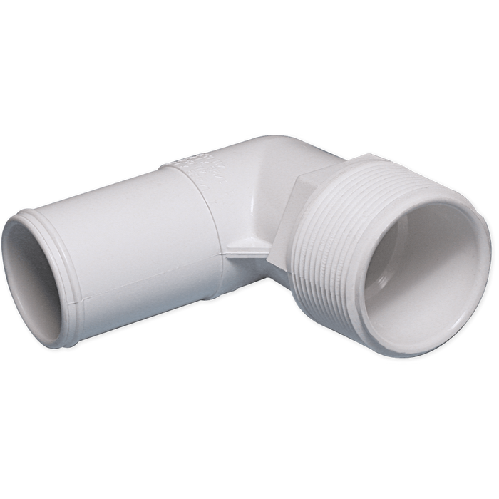 Smooth ell - 1 1/2" MPT x 1 1/2" hose - WaterwayAce Pools Supplies