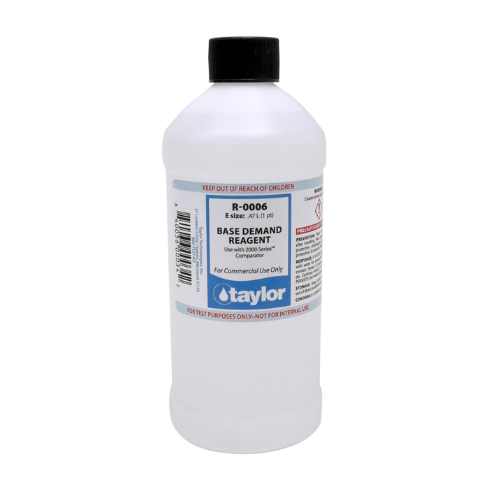 Taylor Base Demand #6 Reagent 16 oz Bottle - TaylorAce Pools Supplies