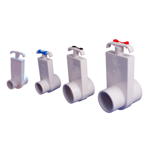 1 1/2" MIP slice valve - 1 1/2" hose - WaterwayAce Pools Supplies