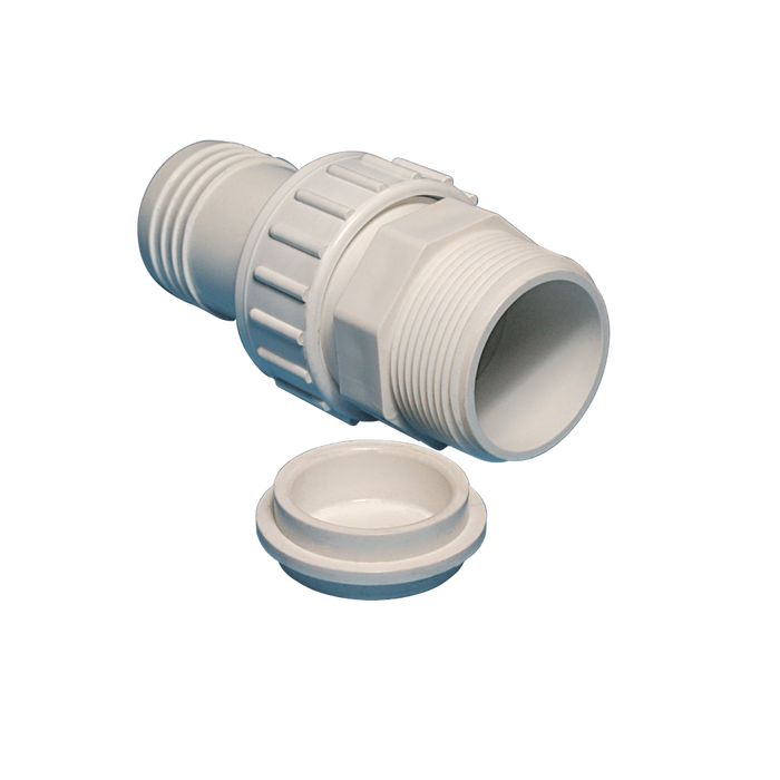 1 1/2" NPT x 1 1/2" Barbed union hose adapter - WaterwayAce Pools Supplies