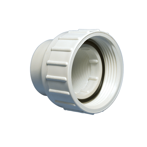 1 1/2" union nut with 1 1/2" FPT tailpiece and o - ring - WaterwayAce Pools Supplies