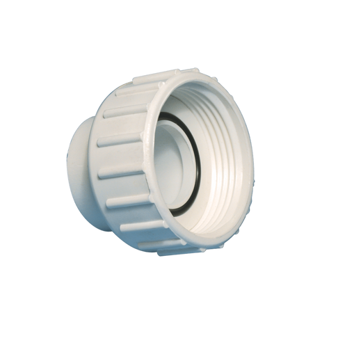 1" S union nut with 1" slip tailpiece and o - ring - WaterwayAce Pools Supplies