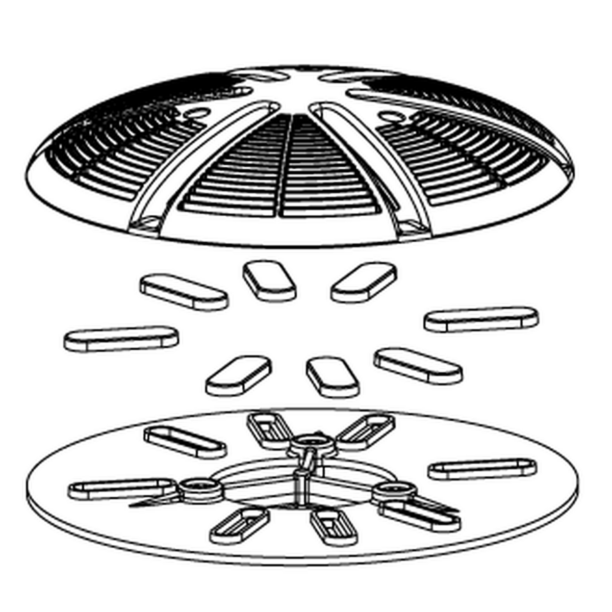 10" Ultra - Retro drain suction outlet - WaterwayAce Pools Supplies