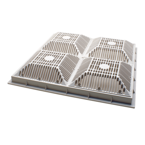18" x 18" grate & frame - WaterwayAce Pools Supplies