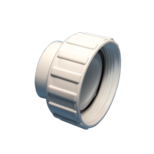 2" union nut with 2" Spigot / 1 1/2" S Tailpiece and O - Ring - WaterwayAce Pools Supplies