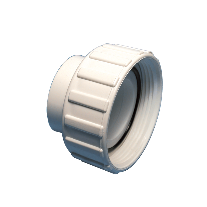 2" union nut with 2" Spigot / 1 1/2" S Tailpiece and O - Ring - WaterwayAce Pools Supplies