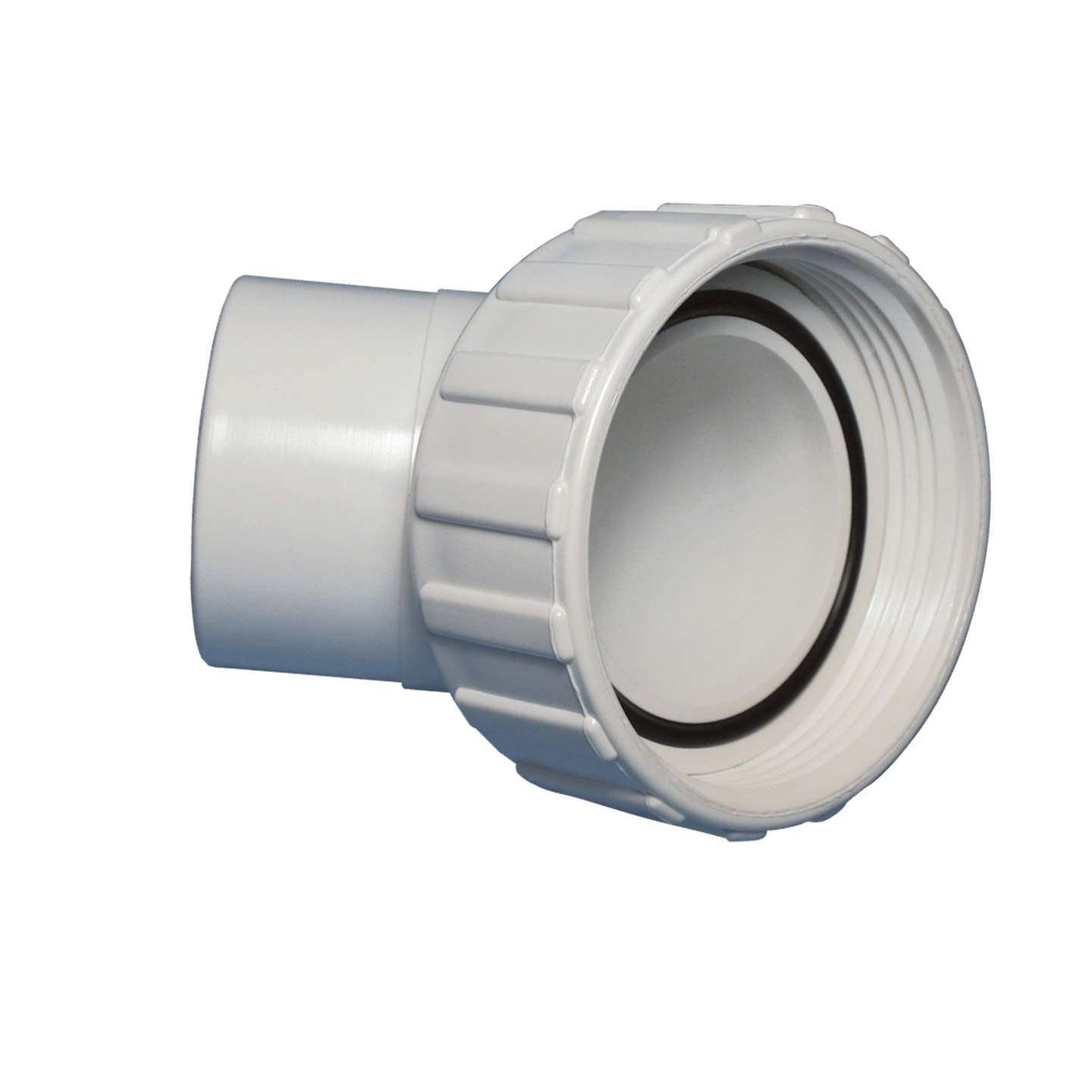 2" union nut with 2" Spigot 45 degree tailpiece and o - ring - WaterwayAce Pools Supplies