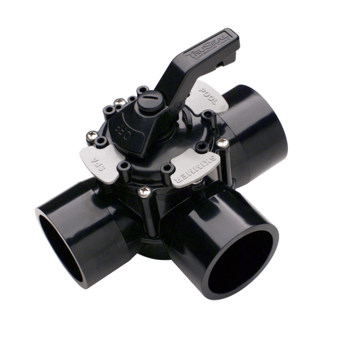 3 - way - 2 1/2" socket x 3" spigot - WaterwayAce Pools Supplies