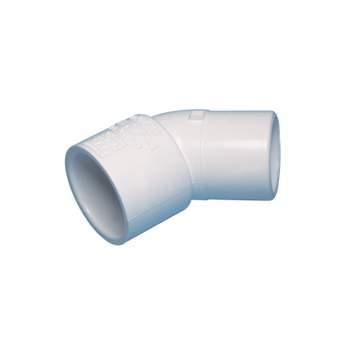 45 Degree Street Ell - 1" S x 1" spigot - WaterwayAce Pools Supplies