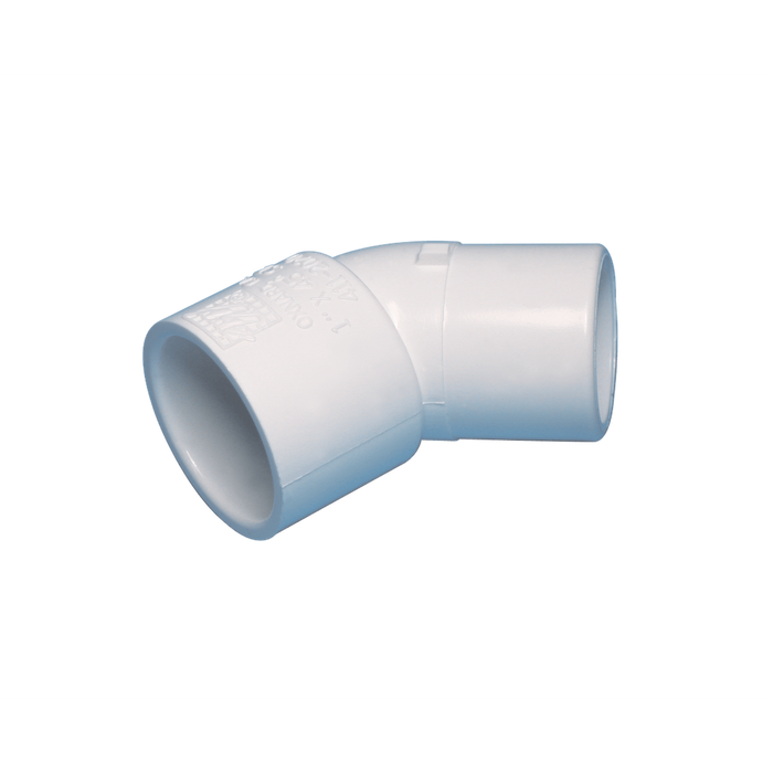 45 Degree Street Ell - 1" S x 1" spigot - WaterwayAce Pools Supplies