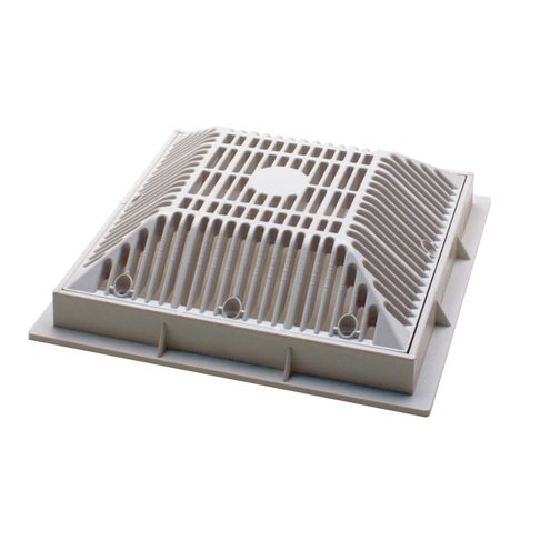 9" x 9" grate & frame - WaterwayAce Pools Supplies