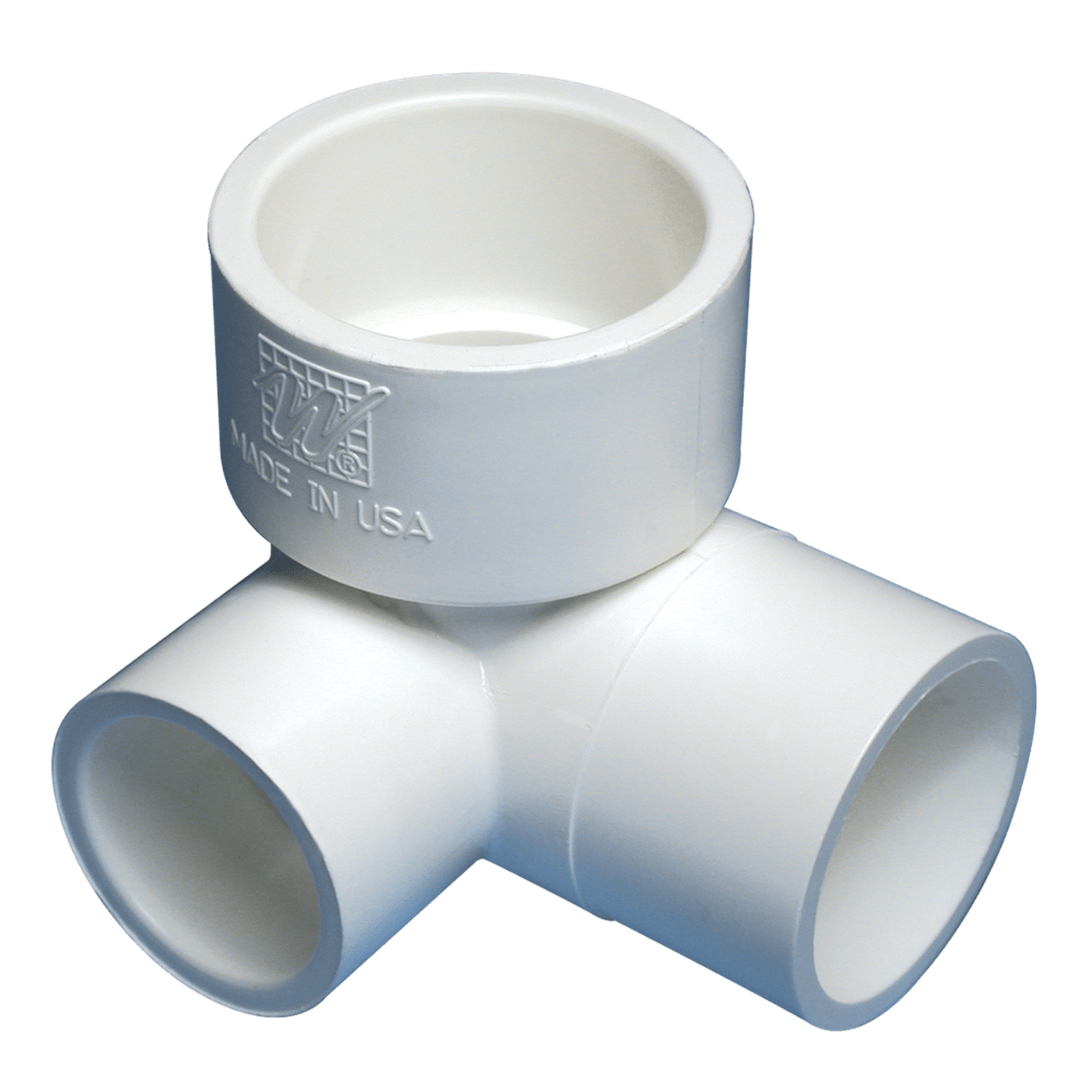 90° ell - 1 1/2" S x 1 1/2" spigot x 1" S side outlet - WaterwayAce Pools Supplies