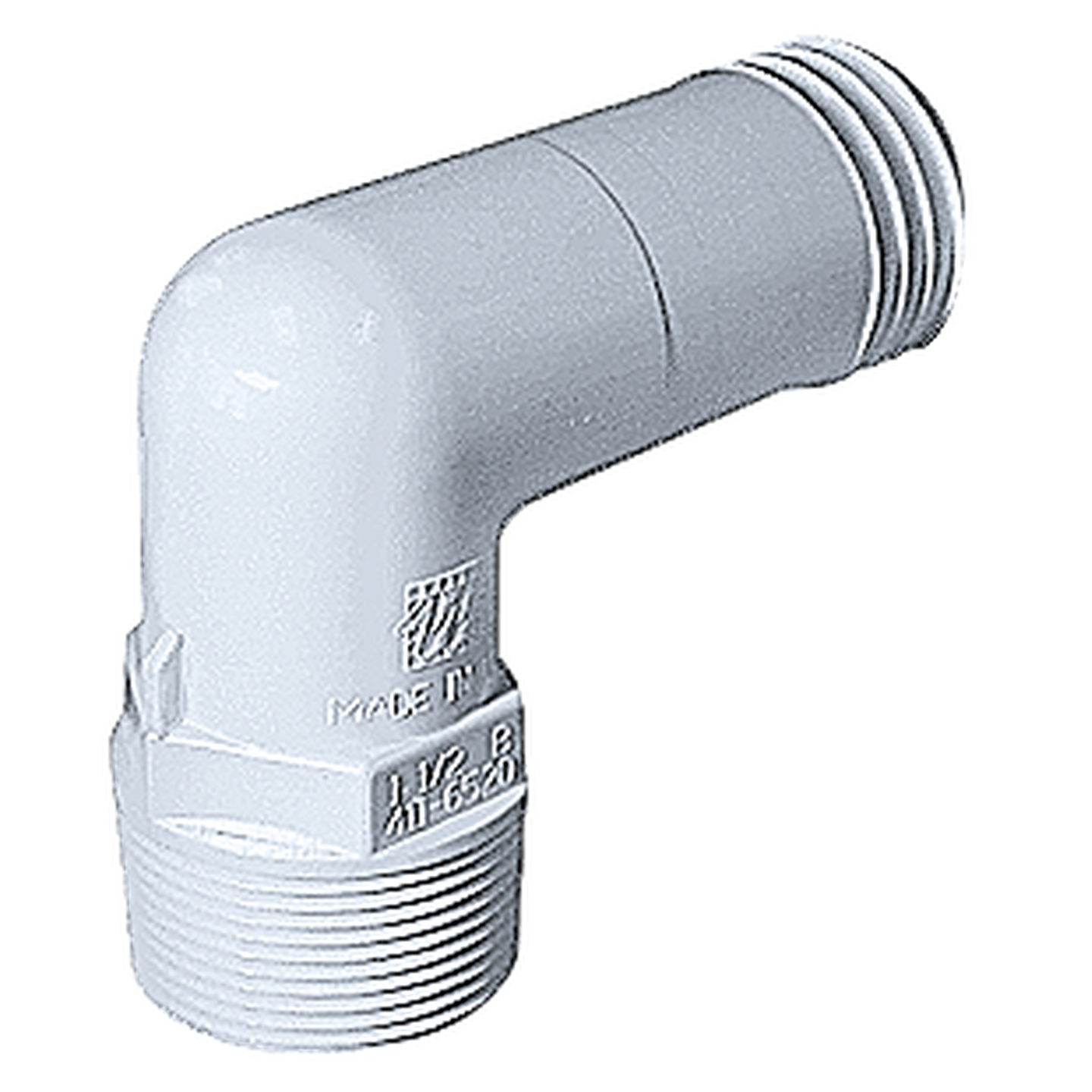 Barb ell - 1 1/2" MPT x 1 1/2" hose - WaterwayAce Pools Supplies