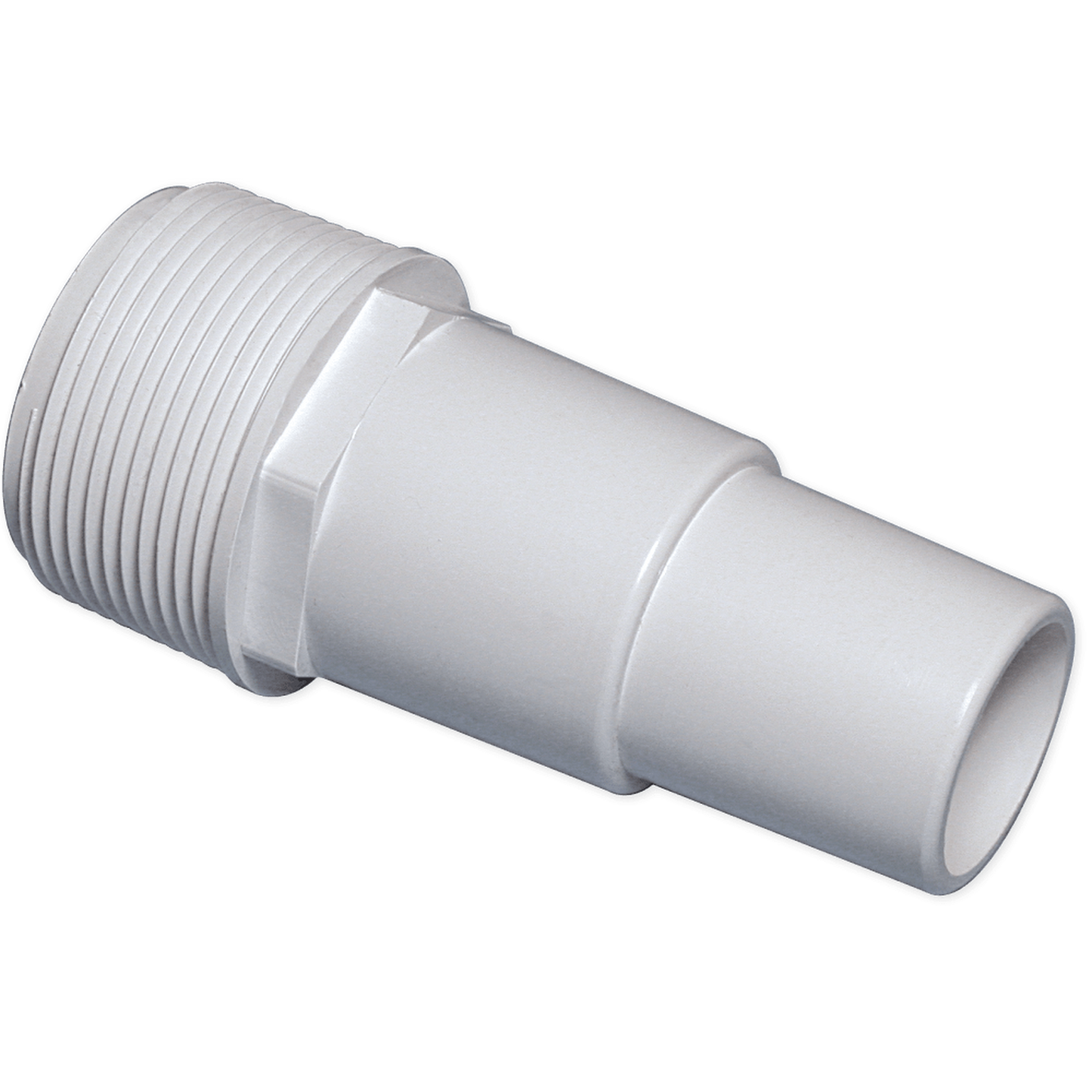 Hose fitting adapter - 1 1/2" MPT x 1 1/4" hose - WaterwayAce Pools Supplies