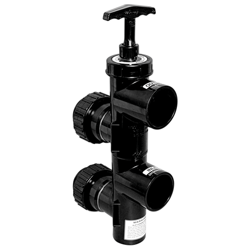 Multi - Port Valve with Union Connections - 2" Socket - WaterwayAce Pools Supplies