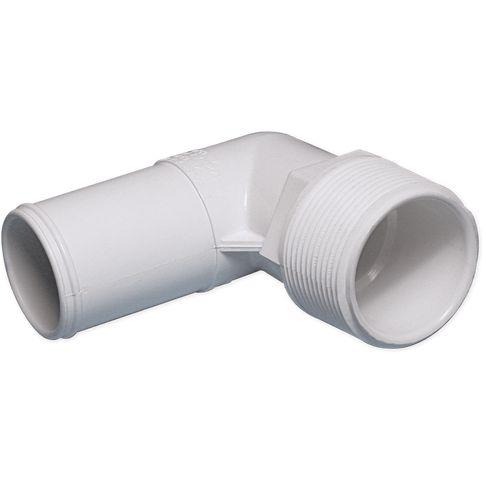 Smooth ell - 1 1/2" MPT x 1 1/2" hose - WaterwayAce Pools Supplies