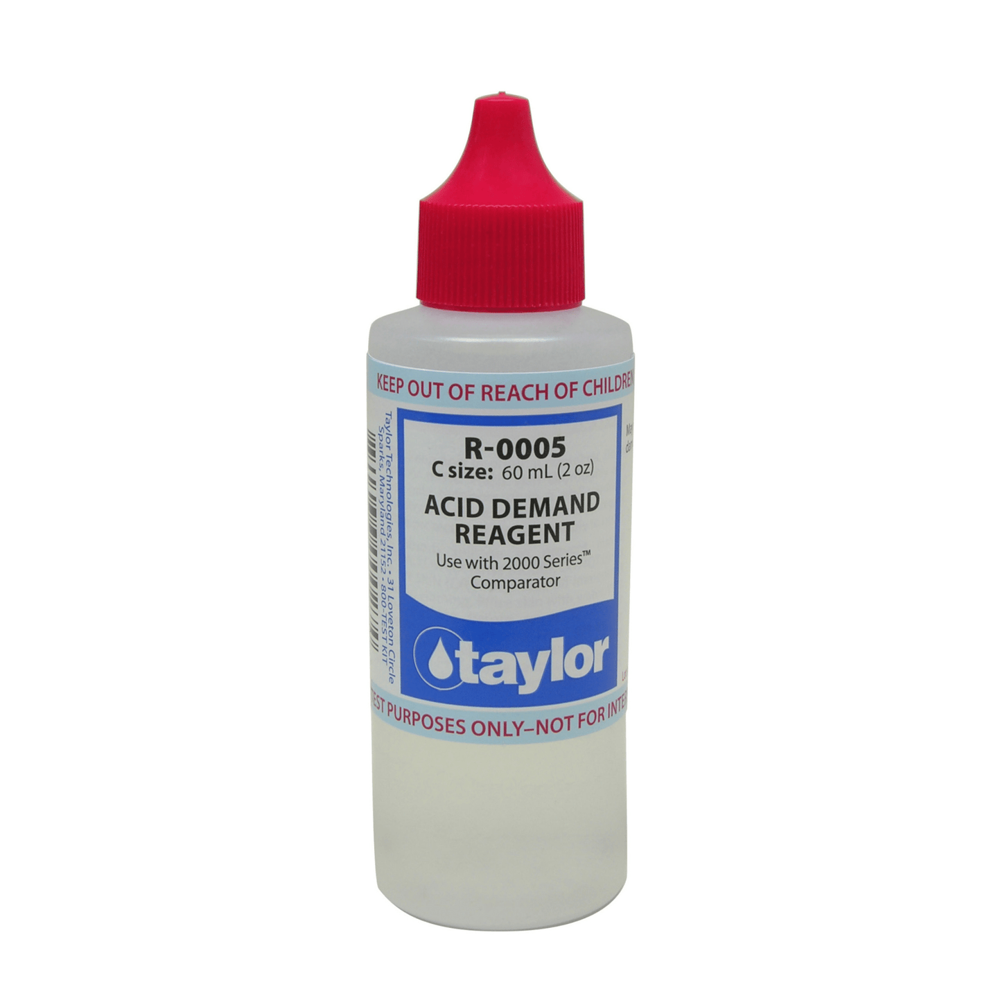 Taylor Acid Demand #5 Reagent 2 oz Bottle - TaylorAce Pools Supplies