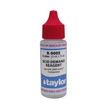 Taylor Acid Demand #5 Reagent .75 oz Bottle - TaylorAce Pools Supplies