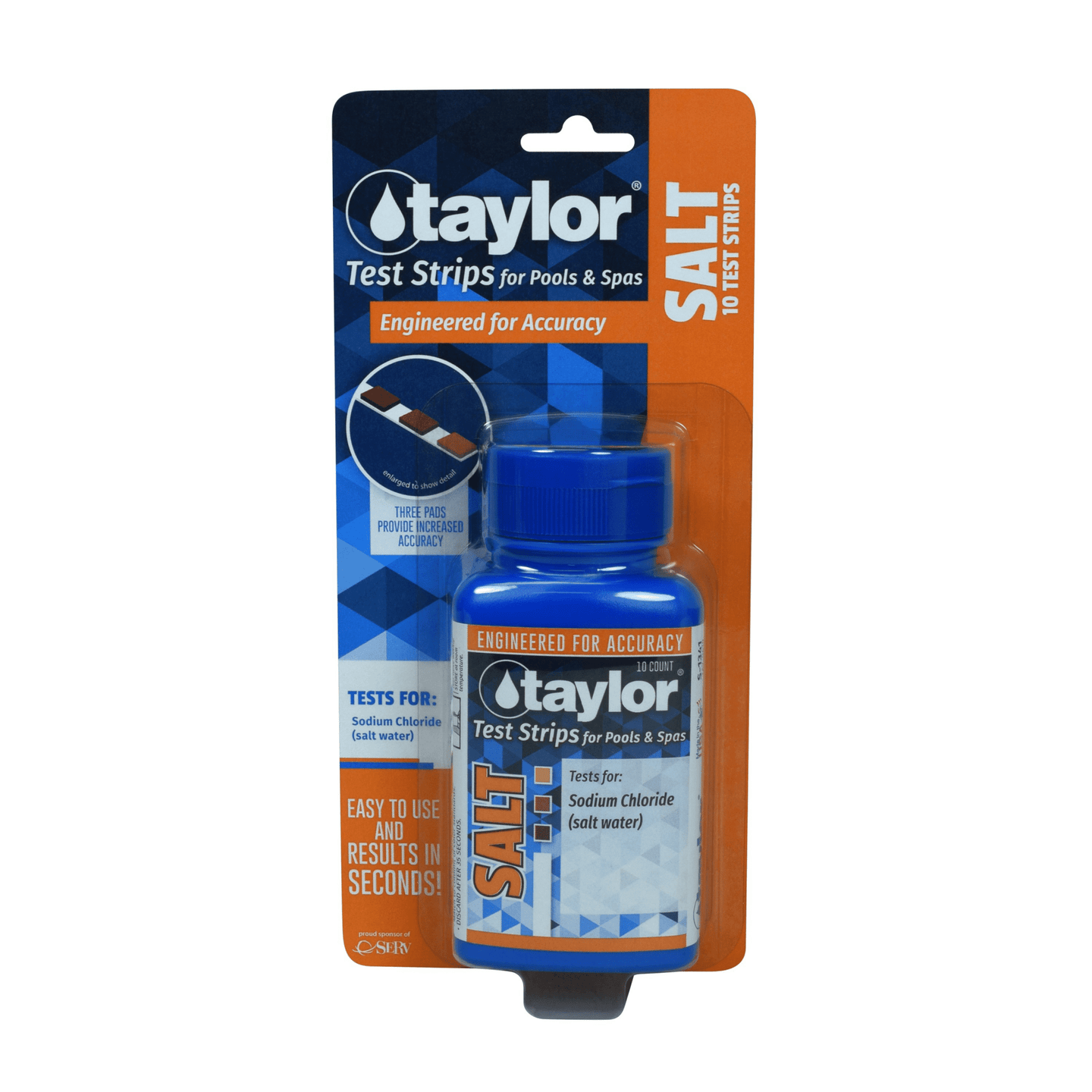 Taylor Salt Test Strips - TaylorAce Pools Supplies